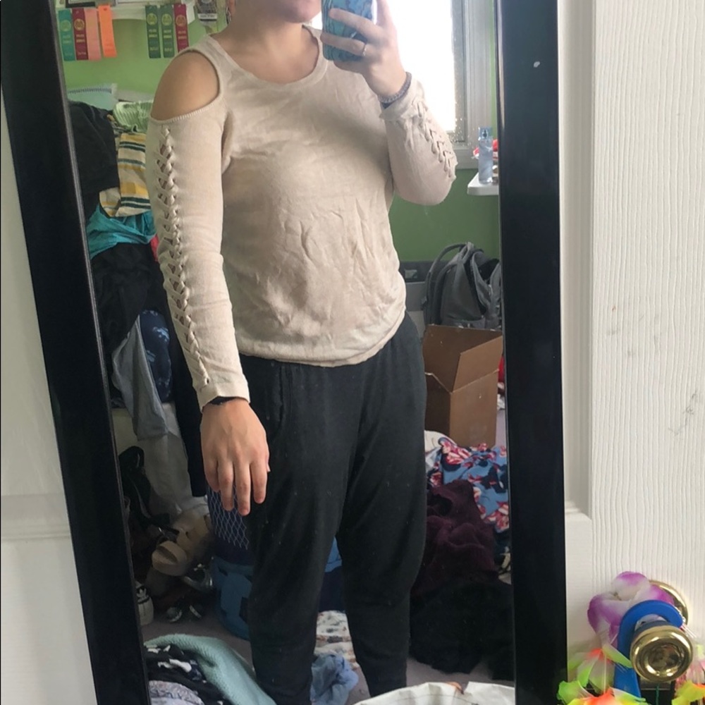 Cream sweater